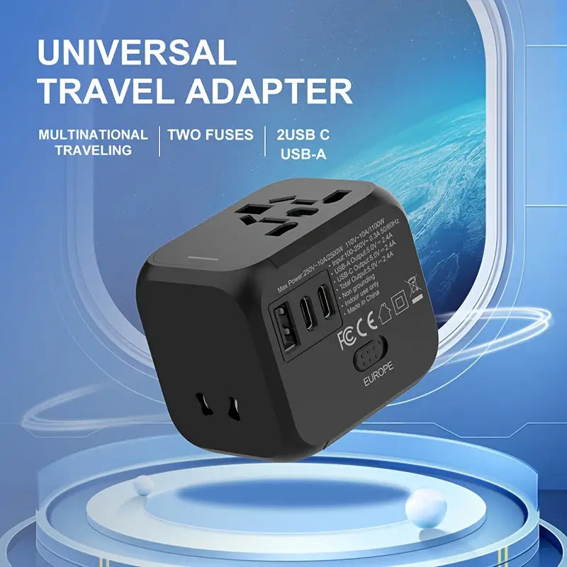 chargeur de voyage multi prise international de 2500W